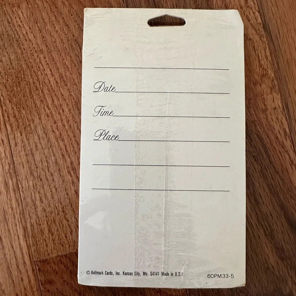 New Vtg 8 of Hallmark INVITATIONS Cards “Please Join Us” with envelopes
